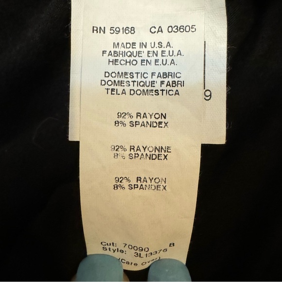 Karen Kane Scattered Shimmer Long Sleeve Tee Shirt - Picture 8 of 10